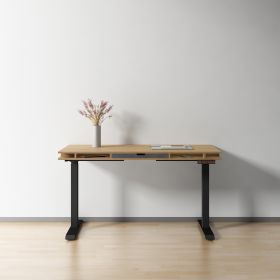 Adjustable Computer Desks for Home Office - tobacco black