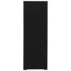 Filing Cabinet Black 35.4"x18.1"x52.8" Steel - Black