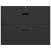 Filing Cabinet Anthracite 35.4"x18.1"x28.5" Steel - Anthracite