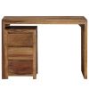 Writing Table Solid Sheesham Wood 43.3"x21.7"x29.9" - Brown