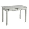 43.3'' Computer Board Desk with 2 Drawers - grey - pic