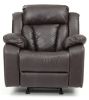 Glory Furniture Daria G686-RC Rocker Recliner , DARK BROWN - as Pic