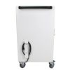 Mobile Charging Cart and Cabinet for Tablets Laptops 30-Device With Combination Lock(White) - as Pic