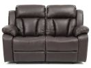 Glory Furniture Daria G686-RL Reclining Love seat , DARK BROWN - as Pic
