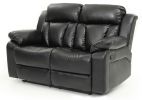 Glory Furniture Daria G683-RL Reclining Love seat , BLACK - as Pic