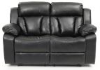 Glory Furniture Daria G683-RL Reclining Love seat , BLACK - as Pic