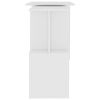 Corner Desk White 78.7"x19.7"x29.9" Engineered Wood - White