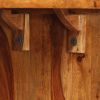 Sideboard/Desk Solid Sheesham Wood Brown - Brown