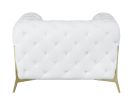 Global United Transitional 100% Top Grain Italian Leather Chair - as Pic