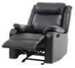Glory Furniture Ward G761A-RC Rocker Recliner , BLACK - as Pic