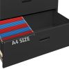 Filing Cabinet Anthracite 35.4"x18.1"x52.8" Steel - Anthracite