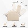 Lehboson Lift Chair Recliners, Electric Power Recliner Chair Sofa for Elderly, (Common, Beige) - as Pic