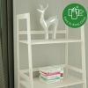 WTZ Bookshelf; Ladder Shelf; 5 Tier Bamboo Bookcase; Modern Open Book Case for Bedroom; Living Room; - default