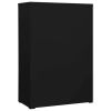Filing Cabinet Black 35.4"x18.1"x52.8" Steel - Black