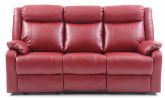 Glory Furniture Ward G765A-RS Double Reclining Sofa , RED - as Pic