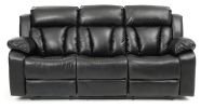 Glory Furniture Daria G683-RS Reclining Sofa , BLACK - as Pic