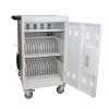 Mobile Charging Cart and Cabinet for Tablets Laptops 30-Device With Combination Lock(White) - as Pic