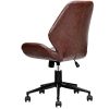 Office Home Leisure Mid-back Upholstered Rolling Chair - as show