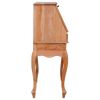 Secretary Desk 30.7"x16.5"x40.6" Solid Mahogany Wood - Brown