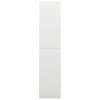 Locker Cabinet White 35.4"x15.7"x70.9" Steel - White