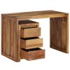 Writing Table Solid Sheesham Wood 43.3"x21.7"x29.9" - Brown