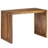 Writing Table Solid Sheesham Wood 43.3"x21.7"x29.9" - Brown