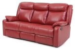 Glory Furniture Ward G765A-RS Double Reclining Sofa , RED - as Pic