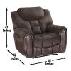 Apollo Pwr/Pwr Recliner Espresso - as Pic