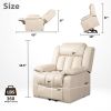 Lehboson Lift Chair Recliners, Electric Power Recliner Chair Sofa for Elderly, (Common, Beige) - as Pic