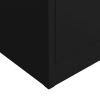 Locker Cabinet Black 35.4"x15.7"x70.9" Steel - Black