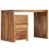 Writing Table Solid Sheesham Wood 43.3"x21.7"x29.9" - Brown