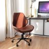 Office Home Leisure Mid-back Upholstered Rolling Chair - as show