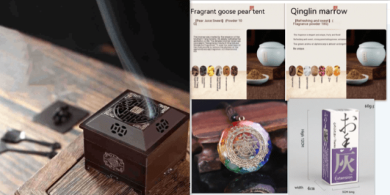 Three-legged Copper Incense Burner Pure Copper Antique Sandalwood Stove (Option: 40Style)