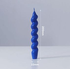 European Retro Klein Blue Length Aromatherapy Wax (Option: Spiral Long Wax)